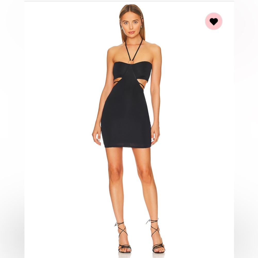 House of Harlow Kyle Black Mini Dress